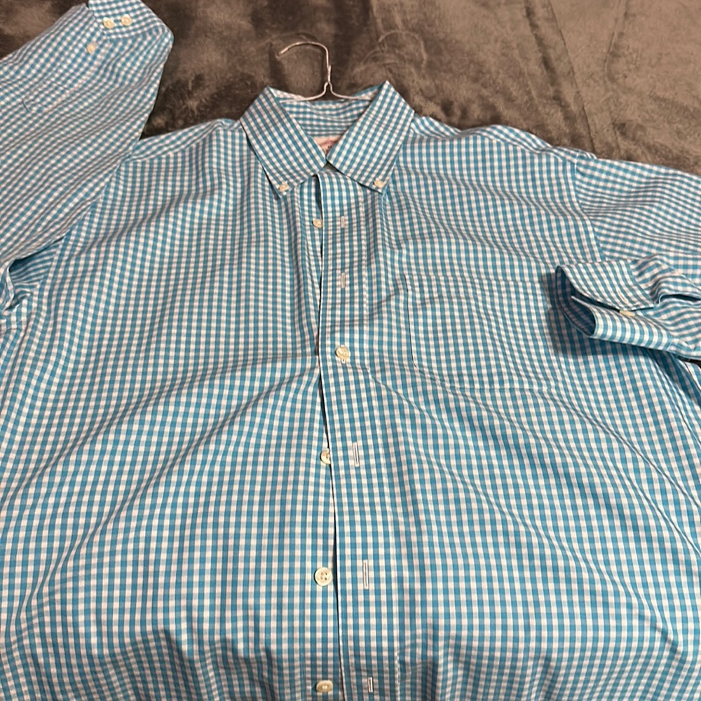 Brooks Brothers long sleeve blue check